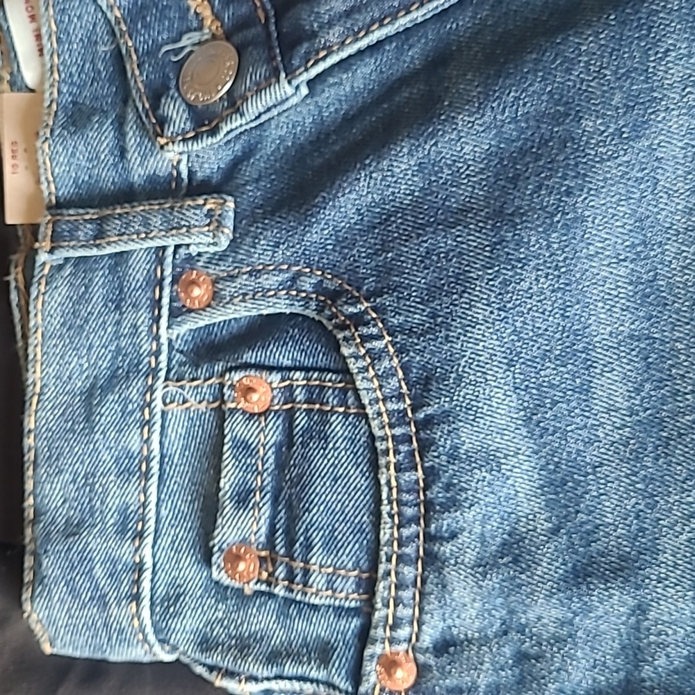 Levi's Girl Shorts, Blue - Picture 7 of 9